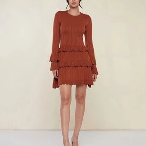 Rachel Parcell Rib Mini Dress in Camel